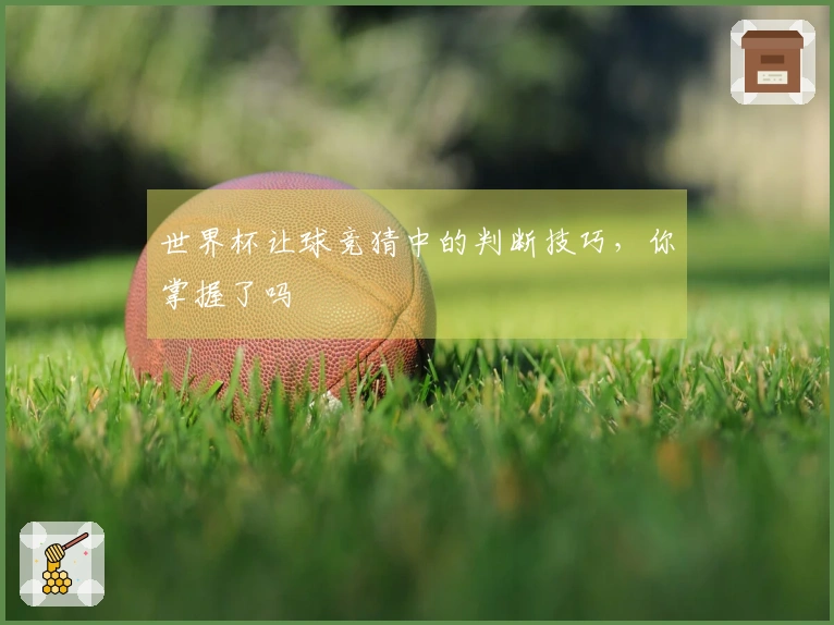 世界杯让球竞猜中的判断技巧，你掌握了吗